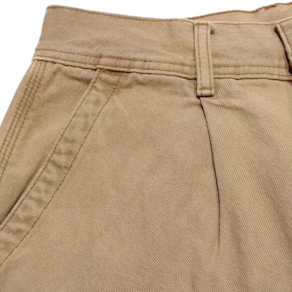 Re/Done NWD Denim Jeans Size 25 US Utility Loose in Washed Khaki Tan